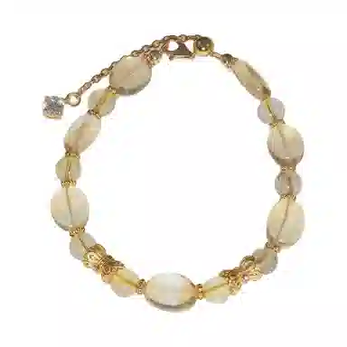 金杰福 亿心向财招财转运聚财#好运天然 黄水晶 手串 女款