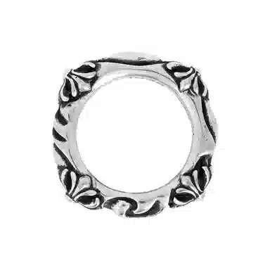 Chrome Hearts Cross Motif Ring Silver