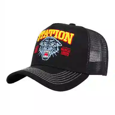 山一丸 户外运动封闭 个性嘻哈遮阳 棉 鸭舌帽 男女同款情侣款