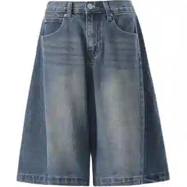 拾籍 舒适休闲通勤百搭牛仔短裤 女款