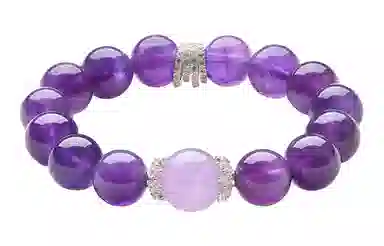 石头记 前途似锦 九紫离火 紫气东来 小众转运佛珠串珠 招财纳福转运旺事业疗愈能量磁场#好运 礼盒装天然 紫水晶 手串 女款