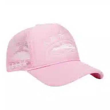 山一丸 美式卡车夏季刺绣遮阳街头潮流网 腈纶 鸭舌帽 男女同款情侣款