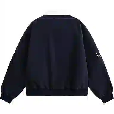 木清清 美式翻领宽松休闲百搭学院风夹克外套 女款