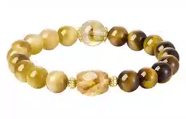 石头记 八方来财 时来运转 新中式金霸大综合 日进斗金好运上岸 小众设计#好运 礼盒装 虎眼石 手串 男女同款情侣款