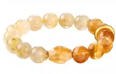 石头记 吸金招米转运珠配饰 高级感小众设计 八方来财 好运上岸配饰#好运天然 黄发晶 手串 男女同款情侣款