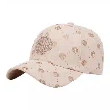 山一丸 金丝立体刺绣透气显脸小运动遮阳防晒 棉 鸭舌帽 男女同款情侣款