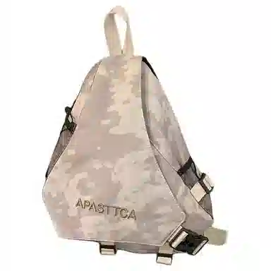 帕克熊 日常通勤大容量简约小众高颜值潮酷百搭 牛津纺 胸包 常规 男女同款情侣款 多色