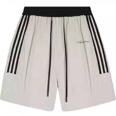 王者荣耀 美式街头复古运动潮流多色侧面撞色基础款宽松柔软亲肤穿搭系带休闲短裤 男女同款