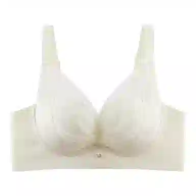 欧迪芬 冰丝亲肤柔软轻薄透气吸汗防滑上托聚拢防下垂蕾丝无痕大胸显小小胸聚拢防固定杯不跑杯夏季清凉感文胸 女款