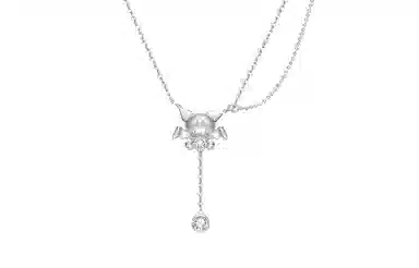 Sanrio Kuromi Star Moon Necklace S925 Silver
