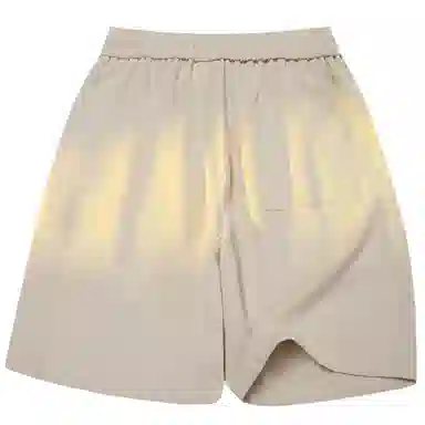 王者荣耀 美式街头复古纯色多色基础款铆钉装饰宽松柔软舒适休闲短裤 男女同款