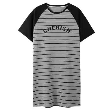 梦特娇 夏季 透气亲肤舒适睡裙 女款 灰色