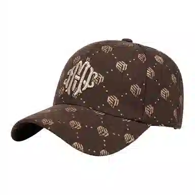 山一丸 金丝立体刺绣透气显脸小运动遮阳防晒 棉 鸭舌帽 男女同款情侣款