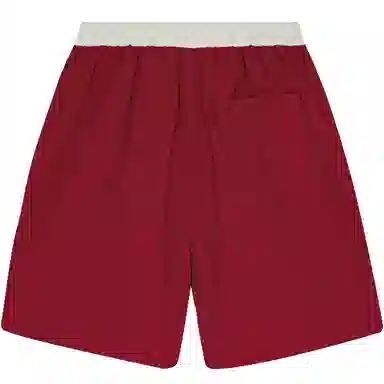 王者荣耀 美式街头复古运动潮流多色侧面撞色基础款宽松柔软亲肤穿搭系带休闲短裤 男女同款