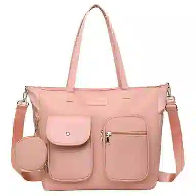 恒源祥 轻便大容量 尼龙布 旅游背包托特包斜挎单肩包 男女同款情侣款 多色