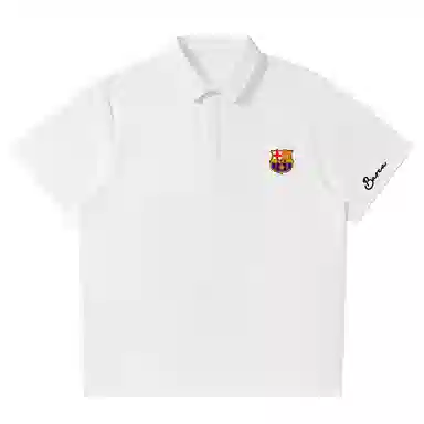 Barcelona Retro Logo Polo Shirt