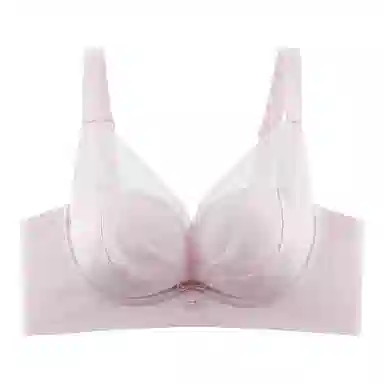 欧迪芬 冰丝亲肤柔软轻薄透气吸汗防滑上托聚拢防下垂蕾丝无痕大胸显小小胸聚拢防固定杯不跑杯夏季清凉感文胸 女款