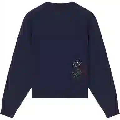 KENZO Drawn Flowers' Embroidered Cardigan