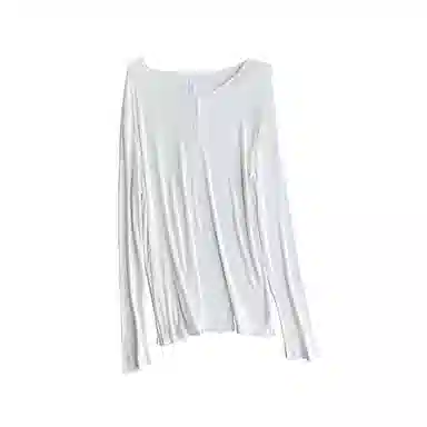 内在密码 冰丝垂感薄款防晒罩衫薄纱慵懒感宽松长袖打底衣 女款