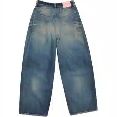 Acne Studios SS25 Vintage Washed Wide Jeans