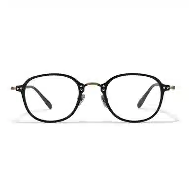 【联系客服可配度数】 佐川 超轻近视眼镜 复古文艺 时尚百搭 撞色设计 大脸显小 可配近视 圆形 光学镜架 男女同款情侣款