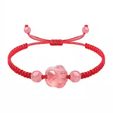SINCE BEAUTY Pink Cat Paw Bracelet