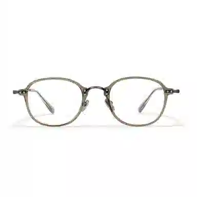 【联系客服可配度数】 佐川 超轻近视眼镜 复古文艺 时尚百搭 撞色设计 大脸显小 可配近视 圆形 光学镜架 男女同款情侣款