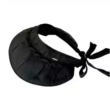 朵澜 空顶帽夏百搭褶皱优雅时尚 聚酯纤维 渔夫帽 女款