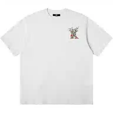 K411 Vintage Embroidered Logo T-Shirt