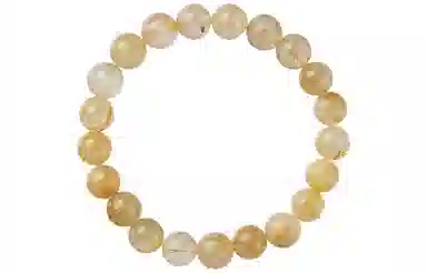 石头记 招财进宝 时来运转寓意 八方来财 小众设计 新中式国朝转运#好运天然 金发晶 手串 男女同款情侣款