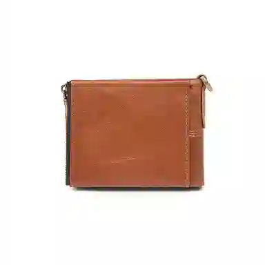 老人头 复古简约设计感通勤百搭上班多功能短款 头层牛皮 钱包 男女同款情侣款 黑色/咖色/棕色