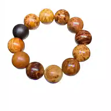 吉千年 【收藏级】新中式复古潮流风 好运 平安顺遂 招财进宝 多宝珠 崖柏 手串 男女同款情侣款