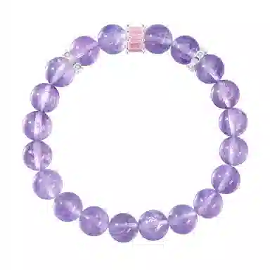 【紫气东来丨转运珠】 匆匆那年 九紫离火顺风顺水 新中式 小众设计 精致简约百搭#好运天然 紫水晶 手串 女款