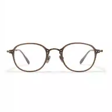 【联系客服可配度数】 佐川 超轻近视眼镜 复古文艺 时尚百搭 撞色设计 大脸显小 可配近视 圆形 光学镜架 男女同款情侣款