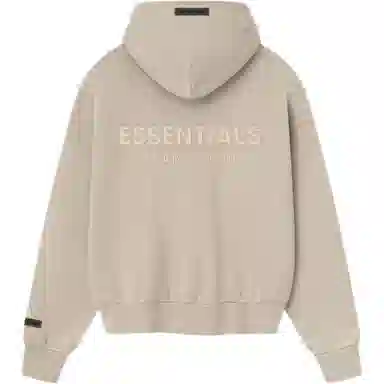 Fear of God Essentials Classic Fit Fleece Zip Up Timber