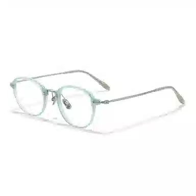 【联系客服可配度数】 佐川 超轻近视眼镜 复古文艺 时尚百搭 撞色设计 大脸显小 可配近视 圆形 光学镜架 男女同款情侣款