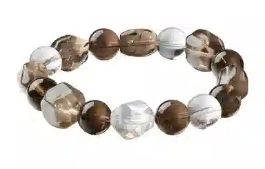 石头记 随型 五行补水 财运连连 八方来财 水逆退散 新中式高级感串珠 稳定情绪#好运上岸 礼盒款天然 茶晶 手串 男女同款情侣款