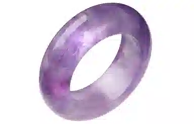 石头记 前途似锦 九紫离火 紫气东来 新中式戒圈指环 食指 招财纳福转运旺事业疗愈能量磁场#好运 礼盒装天然 紫水晶 戒指 女款