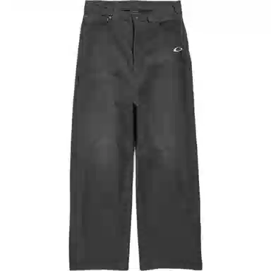 Balenciaga FW25 Embroidered Logo Zip Pants