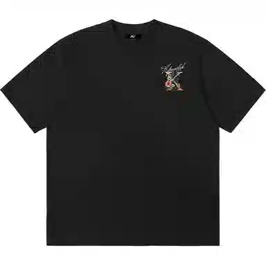 K411 Vintage Embroidered Logo T-Shirt