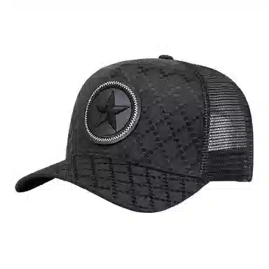 山一丸 透气网户外遮阳嘻哈 棉 鸭舌帽 男女同款情侣款