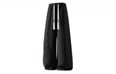 大卫贝肯 美式高街潮流学院风扎染山本褶皱透气冰丝凉感薄款高腰简约轻盈设计垂感通勤百搭宽松直筒阔腿长裤休闲裤 男女同款