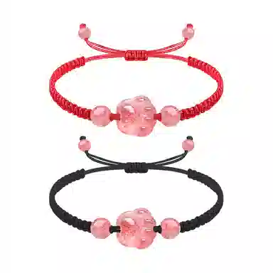SINCE BEAUTY Pink Cat Paw Bracelet