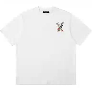 K411 Vintage Embroidered Logo T-Shirt