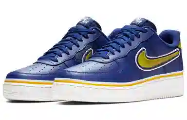 Nike Air Force 1 Sport NBA Deep Royal University Gold