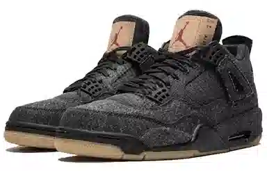 Levi’s x Air Jordan 4 Black