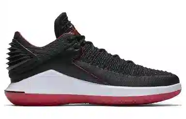 Jordan Air Jordan 32 Low Banned Bred Black University Red