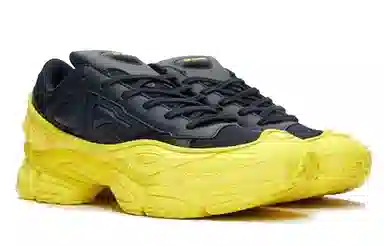 RAF SIMONS x adidas originals Ozweego Bright Yellow Night Navy
