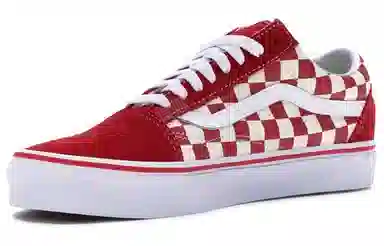 Vans Old Skool Checkerboard Racing Red