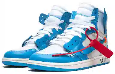 OFF-WHITE x Air Jordan 1 Retro High OG "UNC"